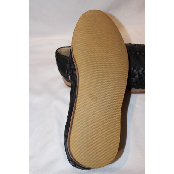 Nisolo Leather Sandal Huarache Men's size US 13 BLACK NWOB MSRP $150 - Picture 8 of 8